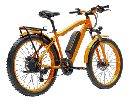 Fat Tire E-Bike orange
