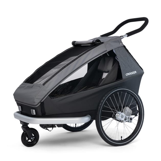Croozer Kid Keeke 1 Kinder-Fahrradanhänger - Mountain grey